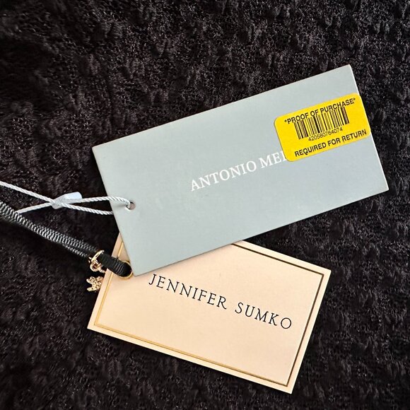 Antonio Melani Sheer Soft Stretch Long-Sleeve Top Size S -Layering Essential - Picture 6 of 10